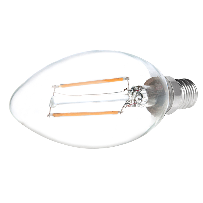 B10 E12 2W LED Vintage Antique Filament Light Bulb, 25W Equivalent, 4-Pack B10 E12 2W LED Vintage Antique Filament Light Bulb, 25W Equivalent, 4-Pack